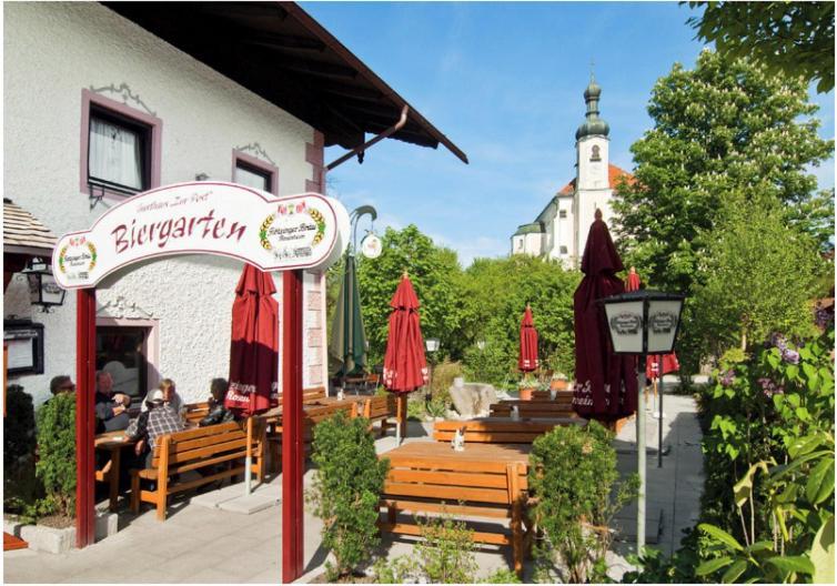 Gasthaus Zur Post 브라이트브룬 암 힘제 외부 사진